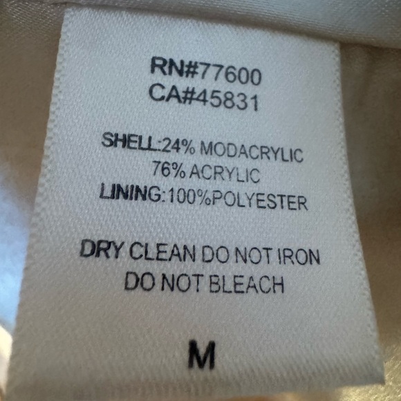 Faux Fur Multicolor Bomber Jacket - Picture 6 of 6